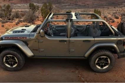 New half doors for Jeep Wrangler