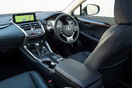 Interior design and technology – Lexus NX