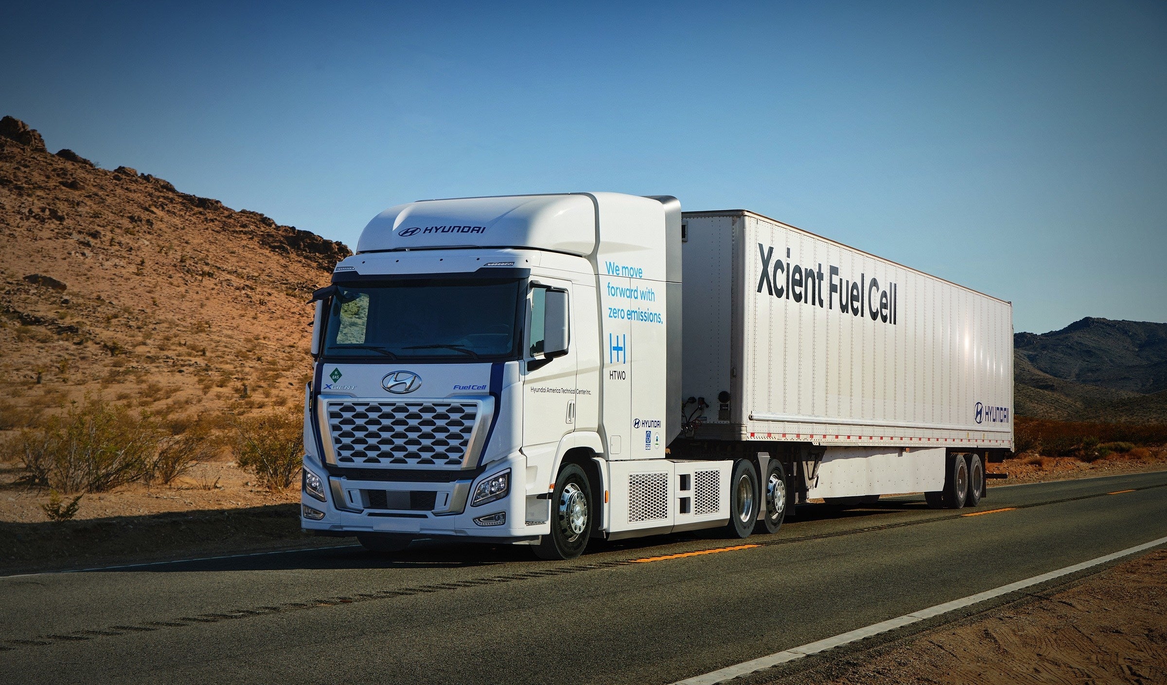 Hyundai plans fuel cell heavy duty truck trials in California