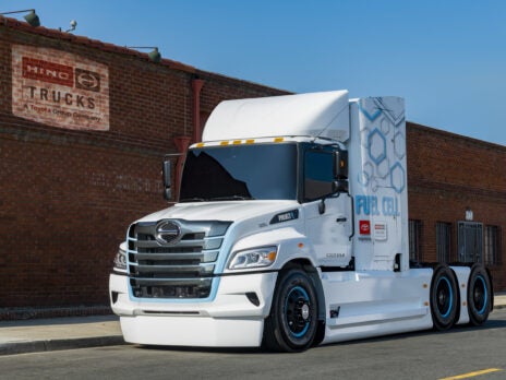 Hino reveals hydrogen powered freight truck