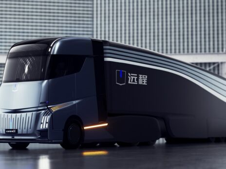 Geely EV heavy truck concept includes a washing machine