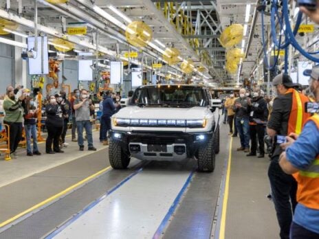 GMC builds first Hummer EV trucks