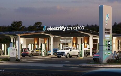 Electrify America updates chargers and stations