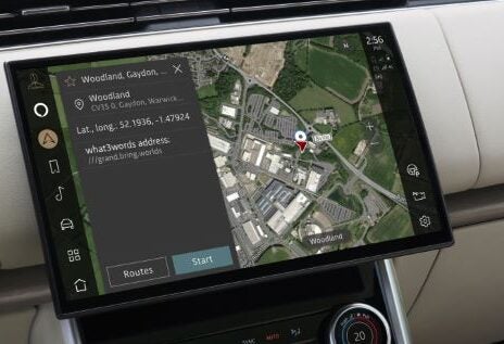 JLR claims what3words first