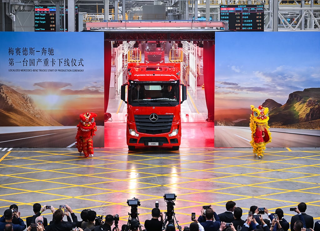 Mercedes Actros build starts in China