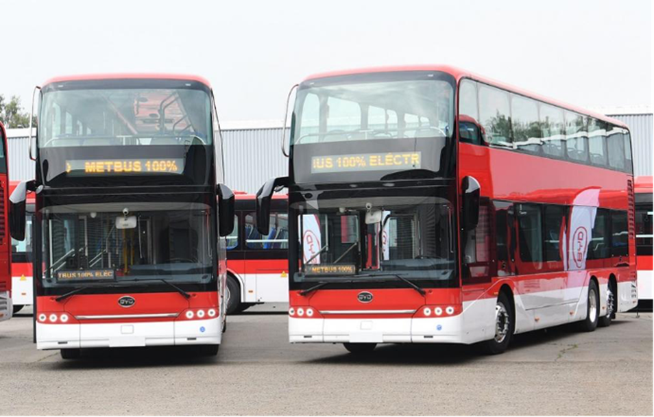 Chile gets 10 BYD double-decker electric buses - Just Auto