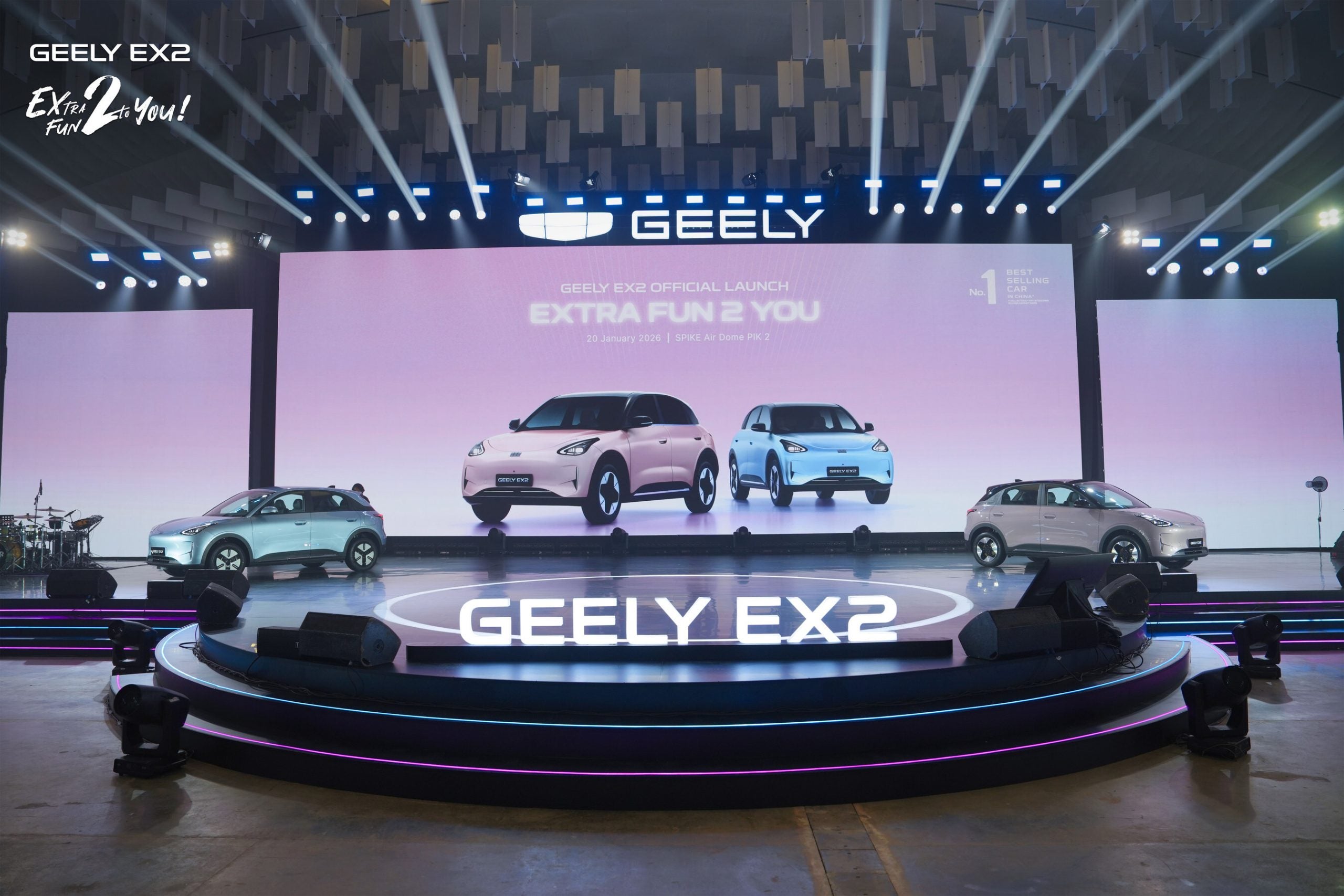 Geely EX2 launched in Indonesia
