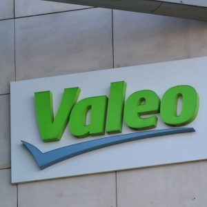 Valeo automaker company signage, logo, sign on the facade. French automotive supplier. WARSAW, POLAND